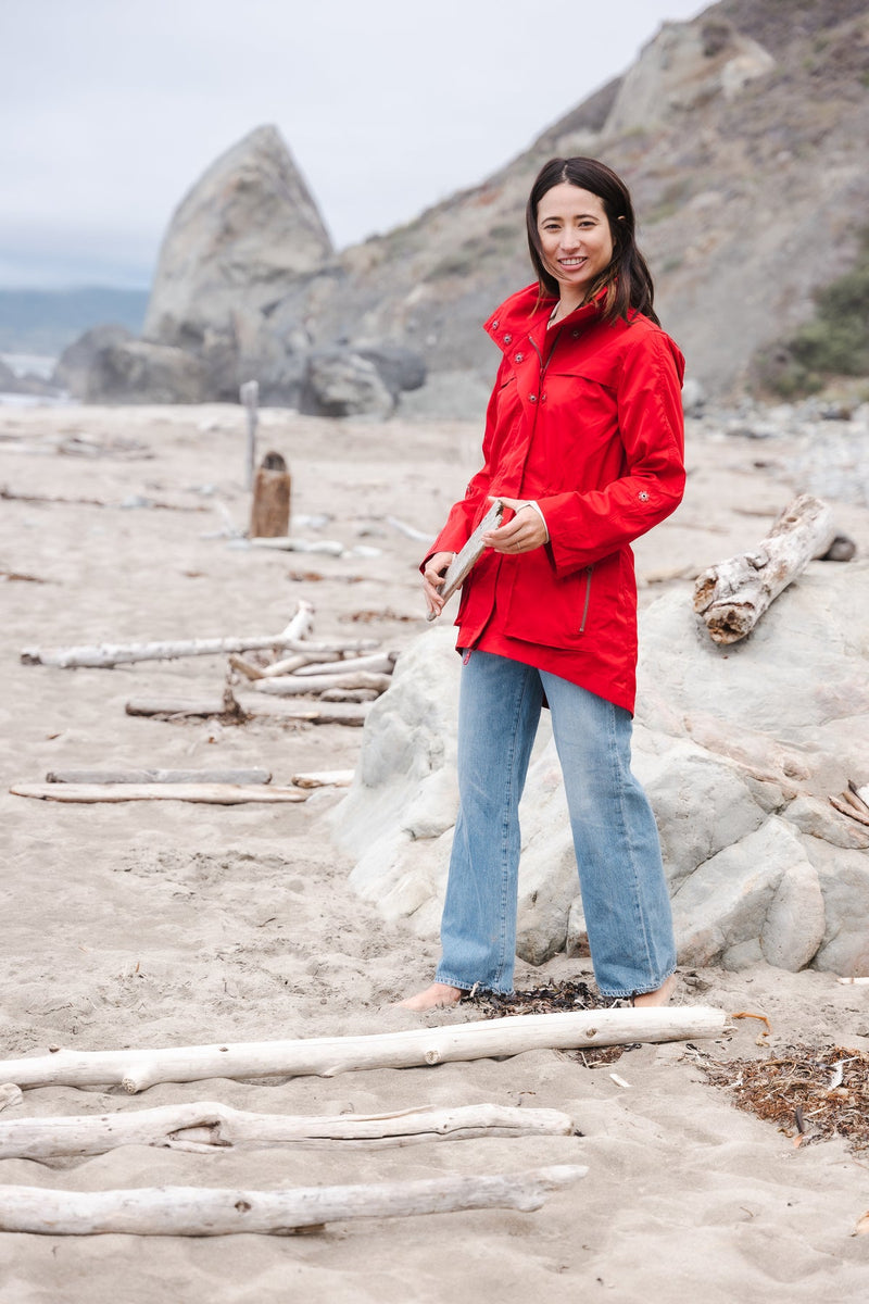 NEW ANORAK JACKET - CHERRY RED