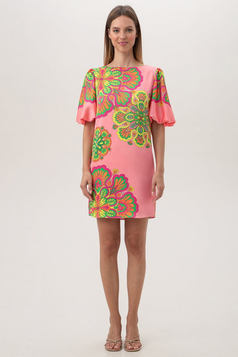 LUV DRESS - PINK DAWN MULTI