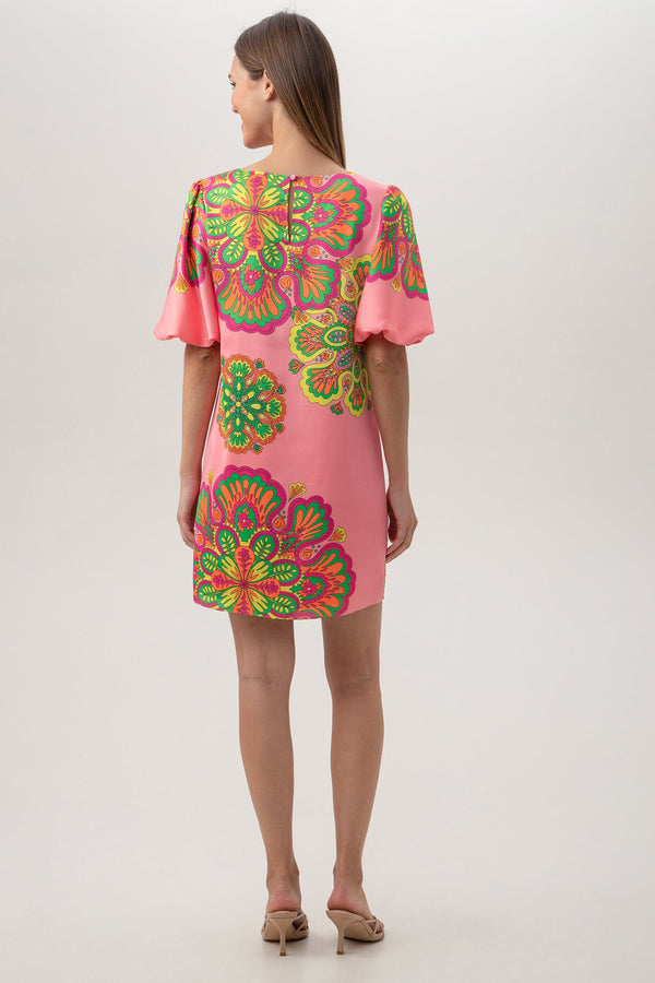 LUV DRESS - PINK DAWN MULTI