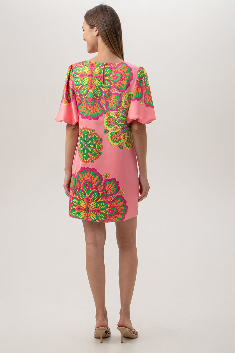 LUV DRESS - PINK DAWN MULTI