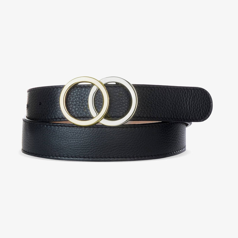 OTIR PEBBLED BELT -BLK