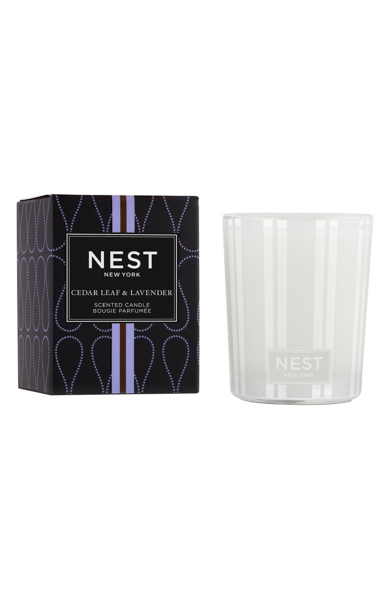 CEDAR LEAF & LAVENDER VOTIVE CANDLE