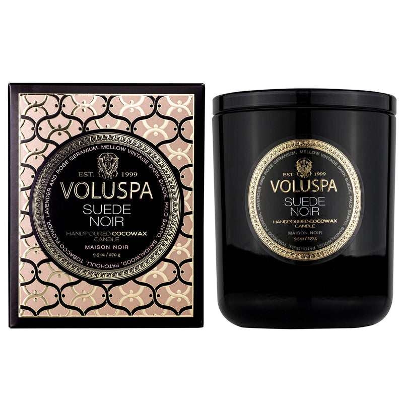 SUEDE NOIR CLASSIC CANDLE - 9.5oz.