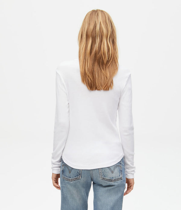 LUCY HENLEY TEE - WHITE