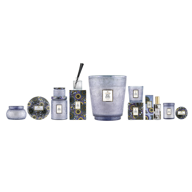 APPLE BLUE CLOVER 3 WICK TIN CANDLE 12oz.