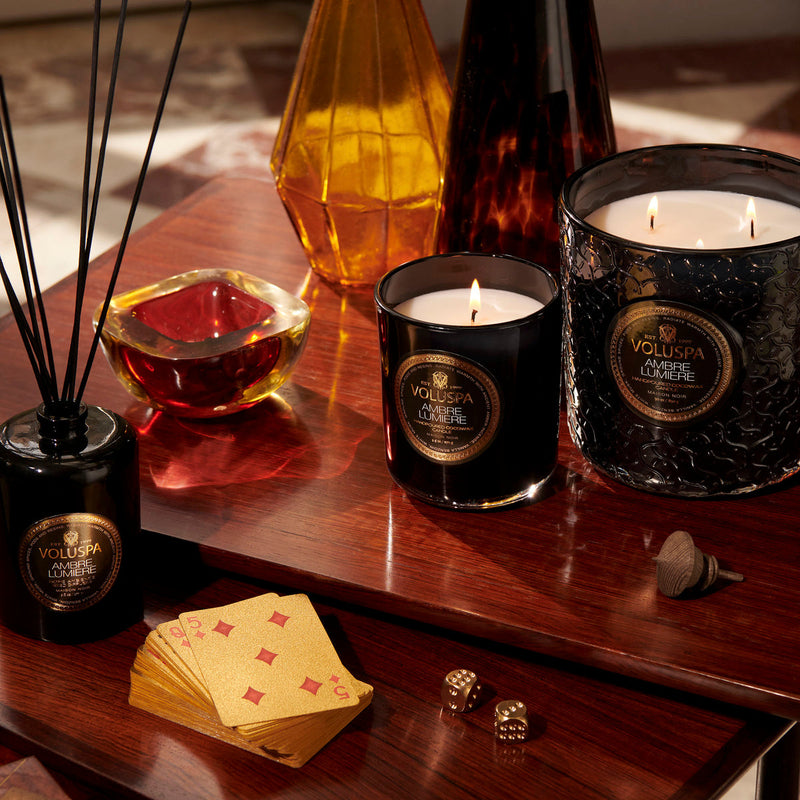 AMBRE LUMIERE CLASSIC CANDLE - 9.5oz.