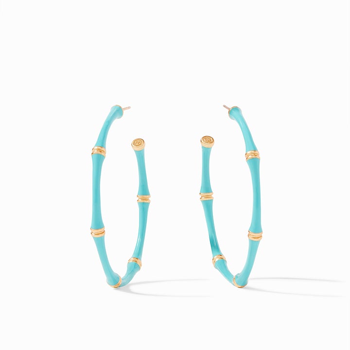 BAMBOO HOOP - BAHAMIAN BLUE LARGE