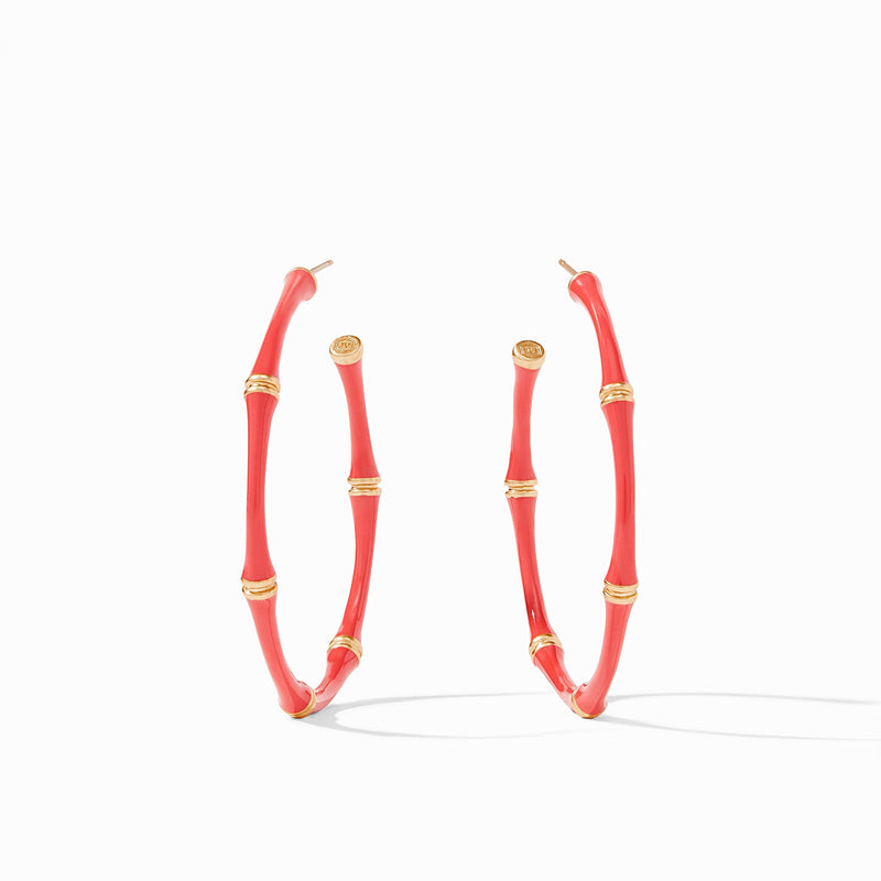BAMBOO HOOP - CORAL LARGE