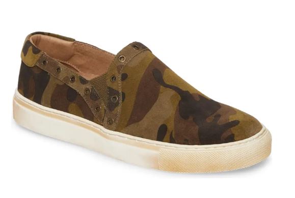 NOELLA SLIP-ON CAMO SNEAKER