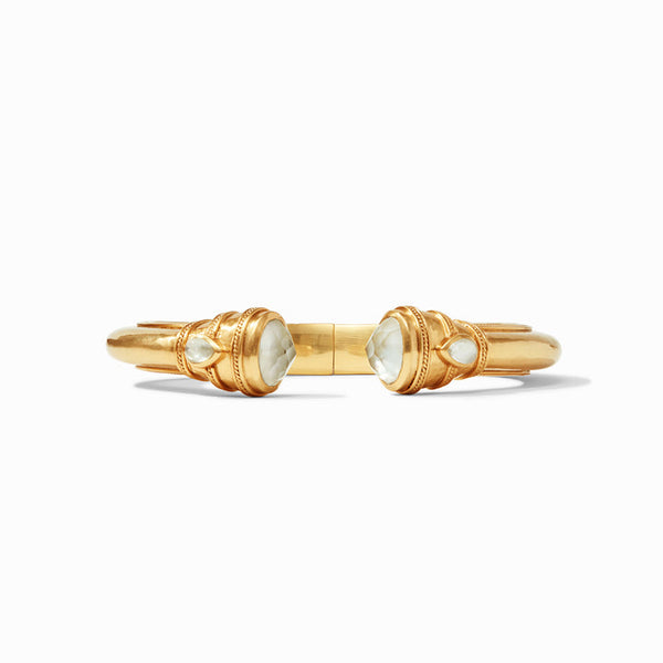 CASSIS DEMI CUFF GOLD - IRIDESCENT CLEAR CRYSTAL