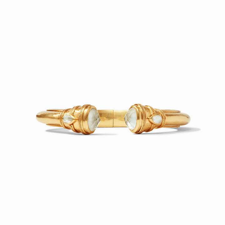 CASSIS DEMI CUFF GOLD - IRIDESCENT CLEAR CRYSTAL