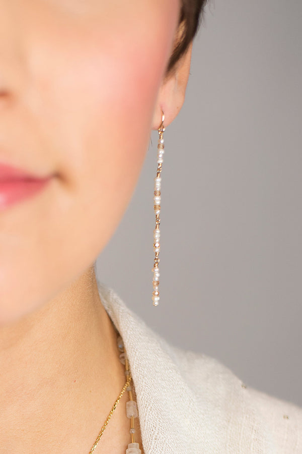 PEARL DUSTER EARRING