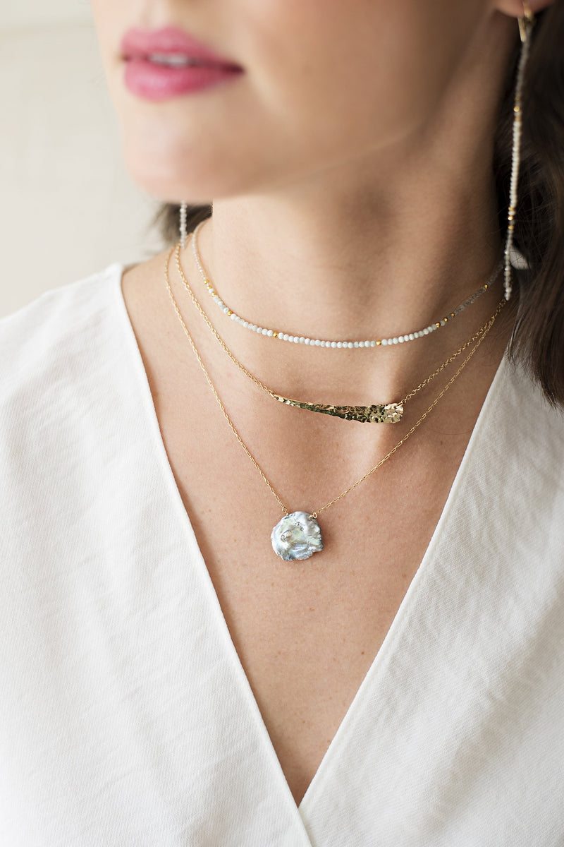 BRUSHSTROKE NECKLACE