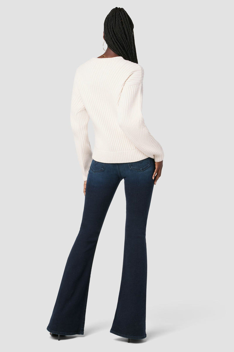 HOLLY HIGH RISE FLARE JEAN - TOURMALINE
