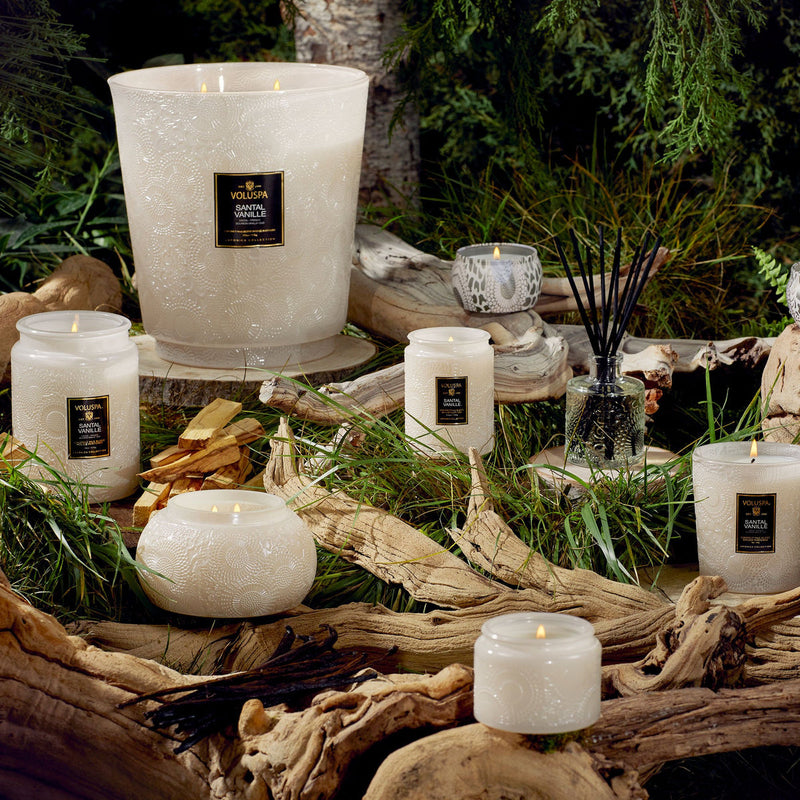 SANTAL VANILLE CHAWAN BOWL CANDLE 14oz.