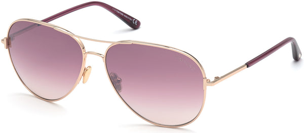 TOM FORD CLARK - SHINY ROSE GOLD/PINK