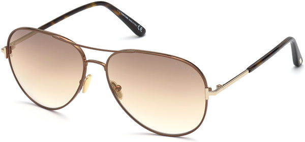 TOM FORD CLARK - SHINY DARK BROWN