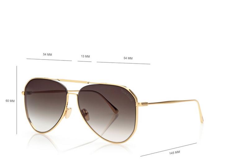 TOM FORD - CHARLES- SHINY YELLOW GOLD
