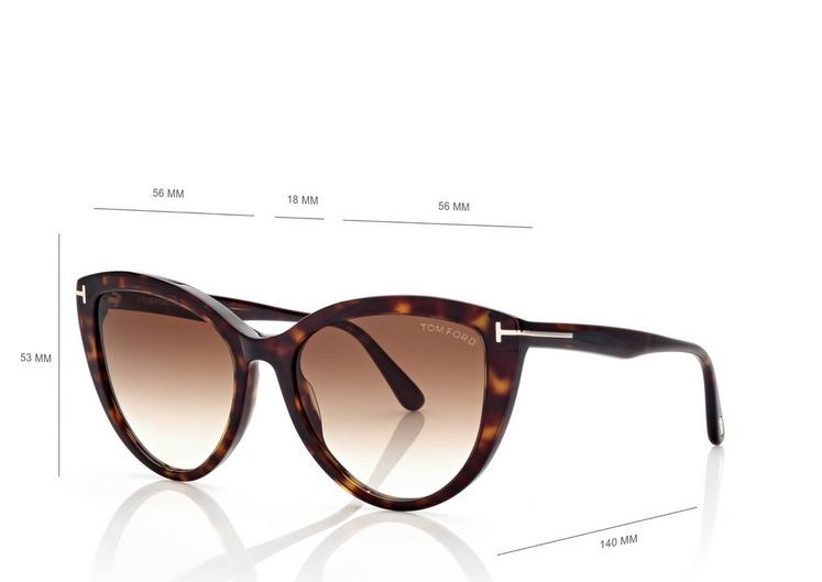 TOM FORD - ISABELLA - SHINY CLASSIC DK HAVANA