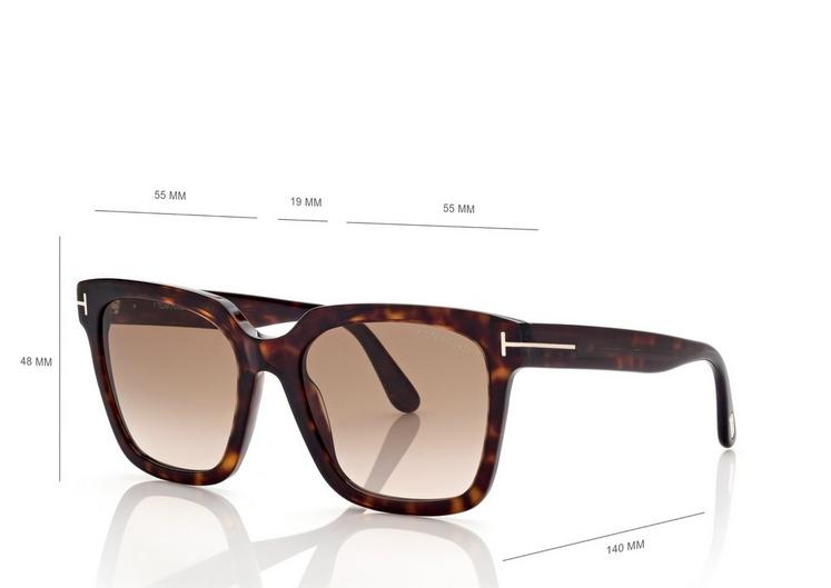 TOM FORD - SELBY - SHINY CLASSIC DARK HAVANA