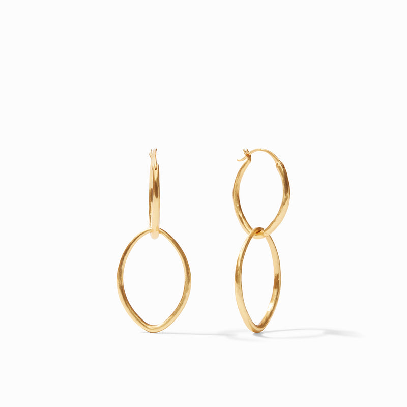 FLEUR-DE-LIS 2-IN-1 EARRING