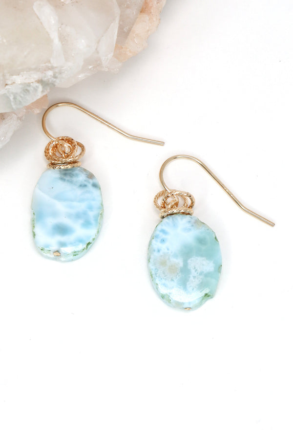 LARIMAR MARIS EARRINGS