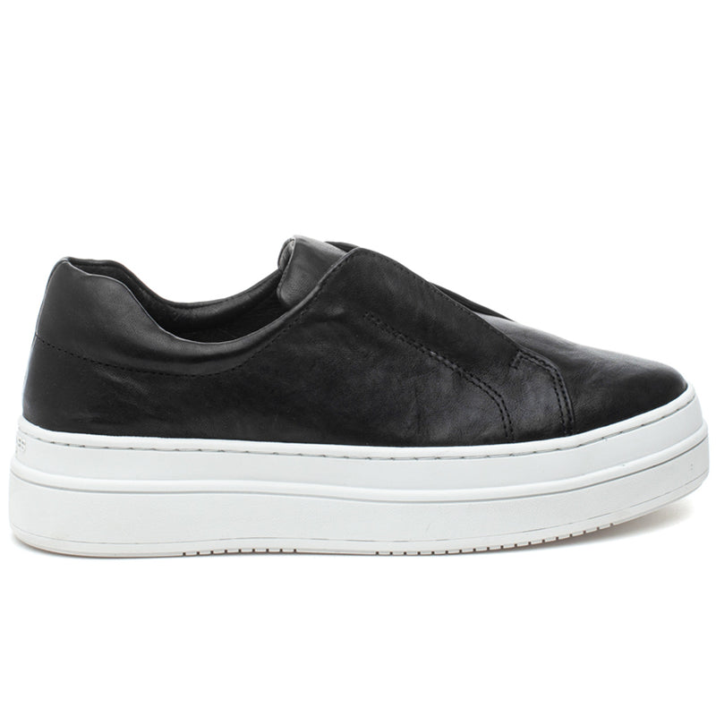 NOEL - BLK DISTRESSED LEATHER
