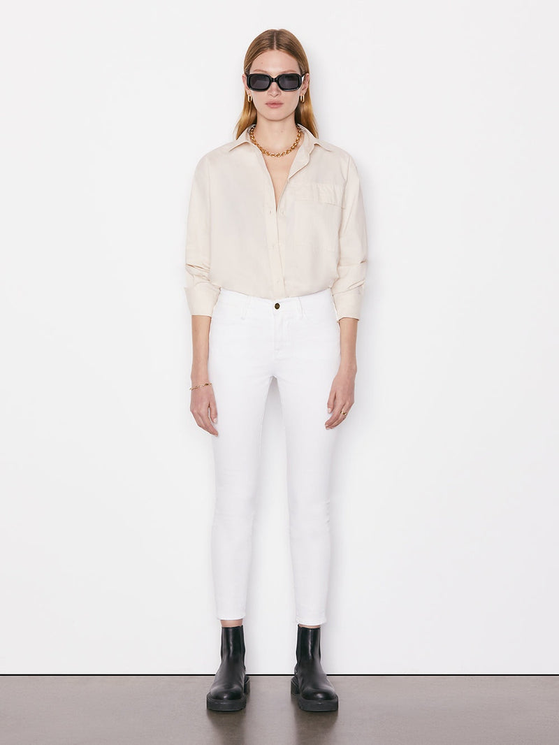 LE HIGH SKINNY - BLANC