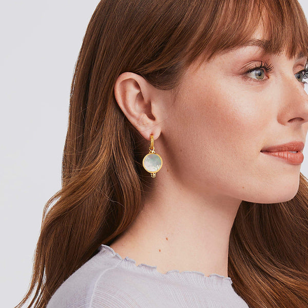 MERIDIAN HOOP & CHARM EARRING