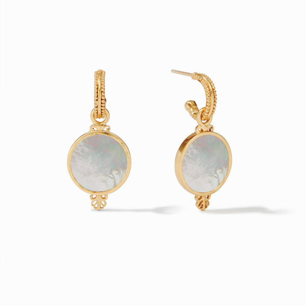 MERIDIAN HOOP & CHARM EARRING