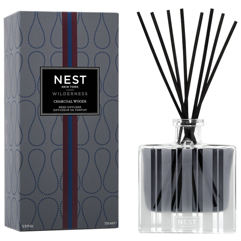 5.9 oz. CHARCOAL WOODS REED DIFFUSER