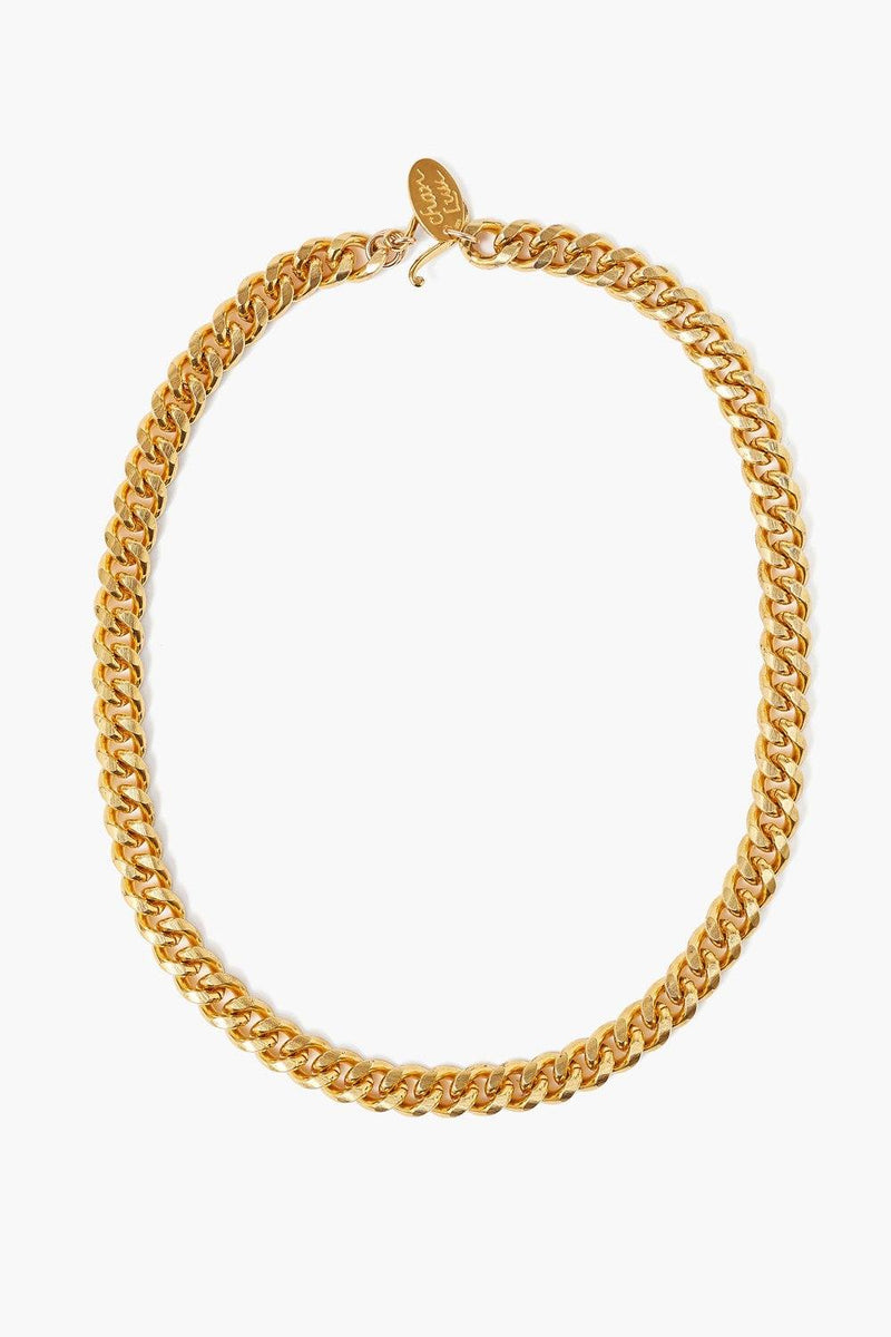 GOLD CURB NECKLACE