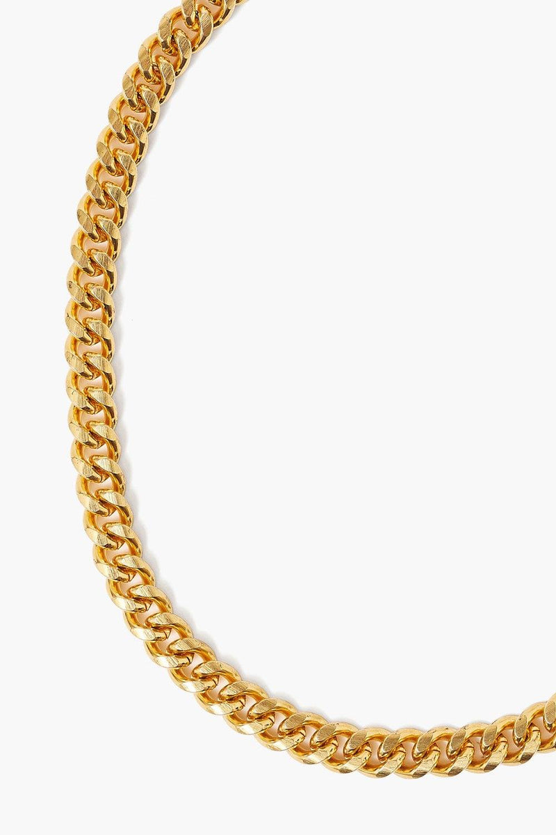 GOLD CURB NECKLACE