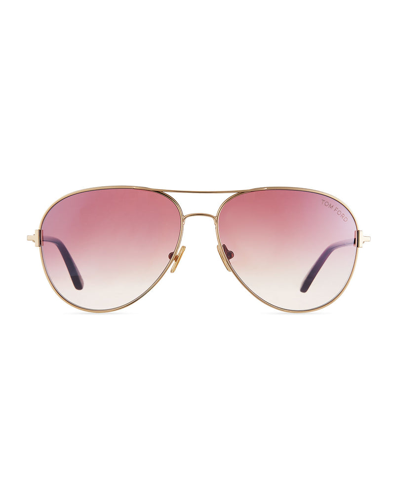 TOM FORD CLARK - SHINY ROSE GOLD/PINK