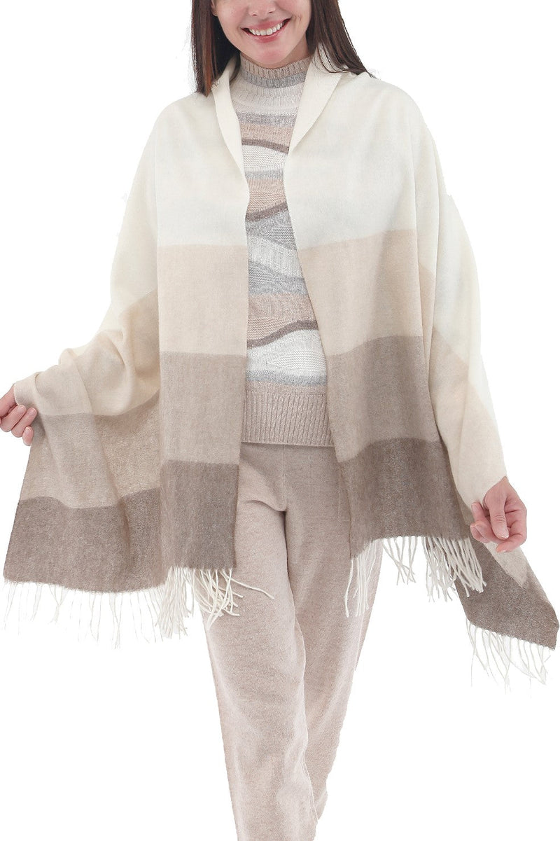 STRIPE NEUTRAL TRAVEL WRAP