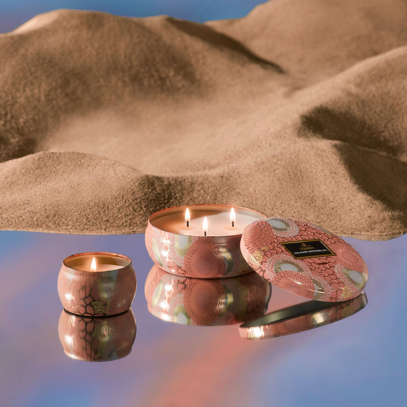 KALAHARI WATERMELON 3 WICK TIN CANDLE 12oz.