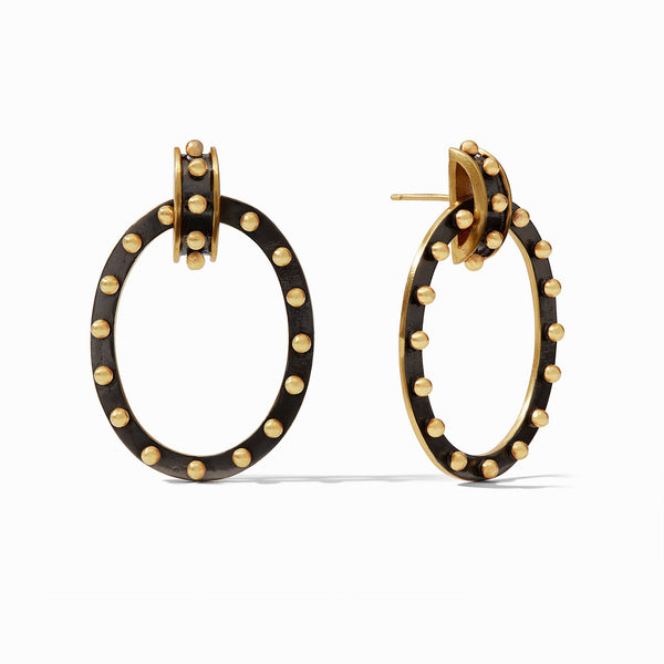 SOHO DOORKNOCKER EARRING - MIXED METAL