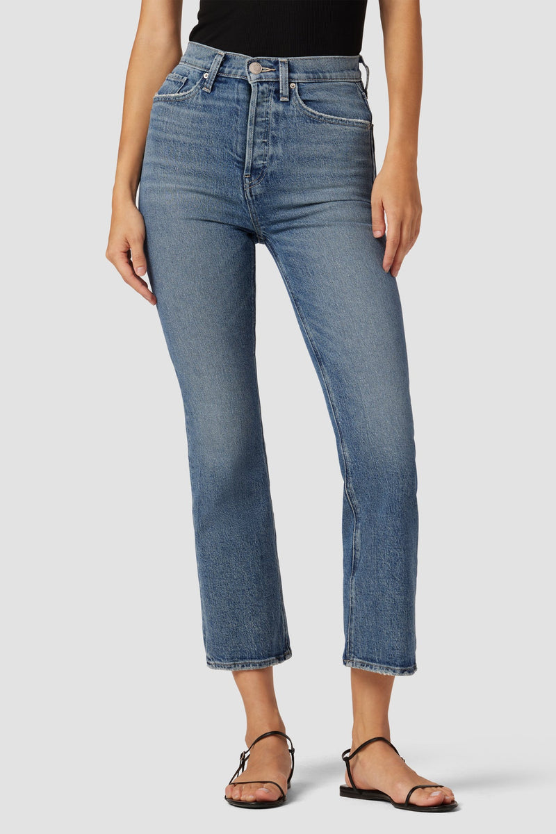 FAYE ULTRA HIGH-RISE BOOTCUT CROP JEAN - CANAL