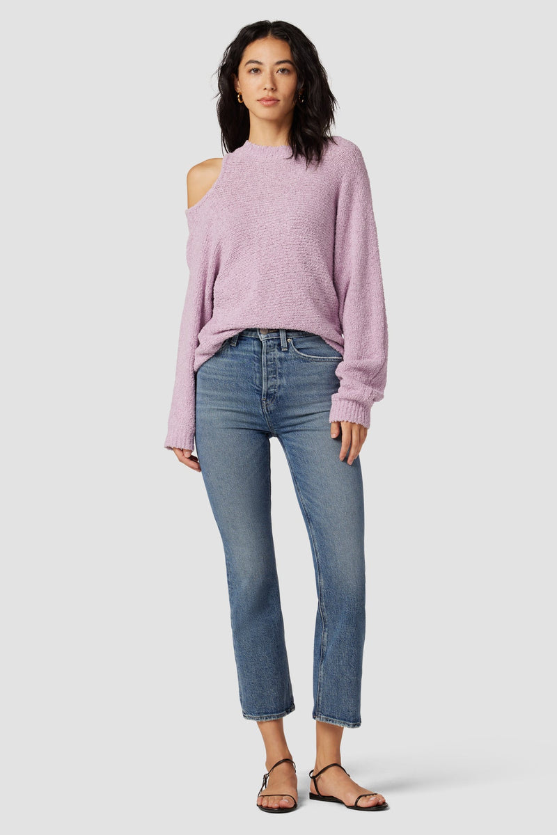 FAYE ULTRA HIGH-RISE BOOTCUT CROP JEAN - CANAL