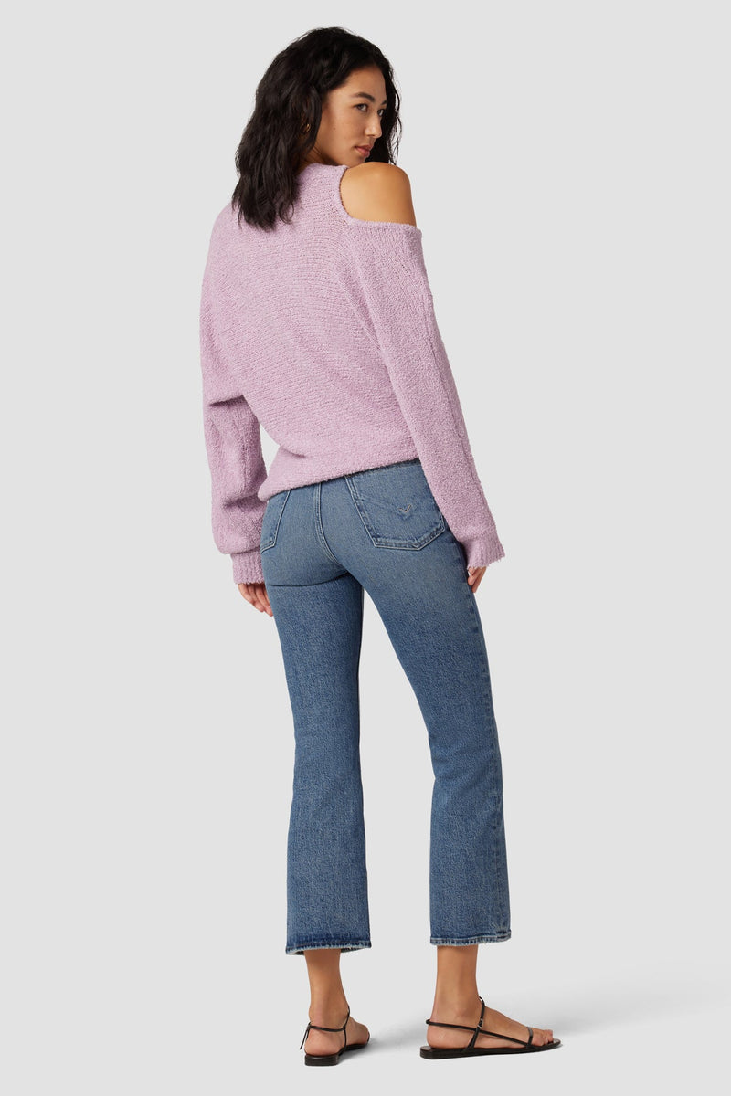 FAYE ULTRA HIGH-RISE BOOTCUT CROP JEAN - CANAL