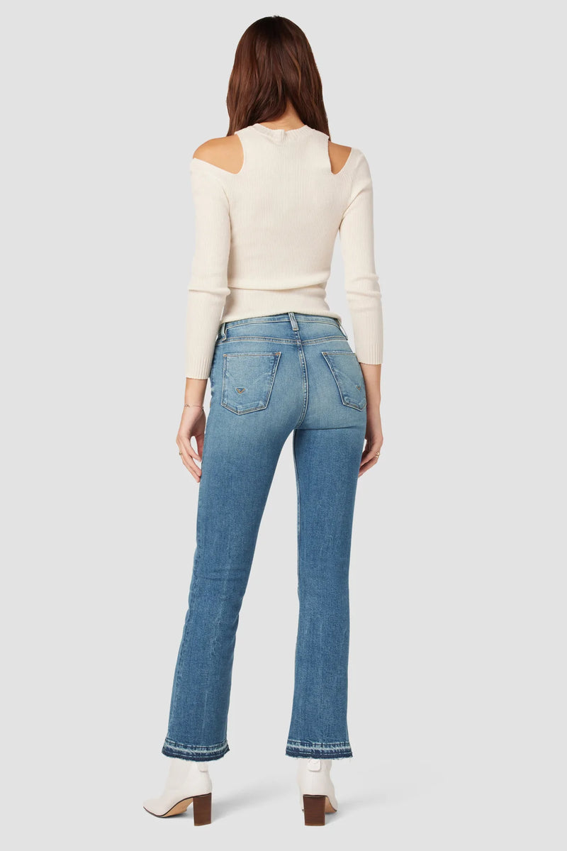 BARBARA HIGH RISE BOOTCUT CROP - HORIZON