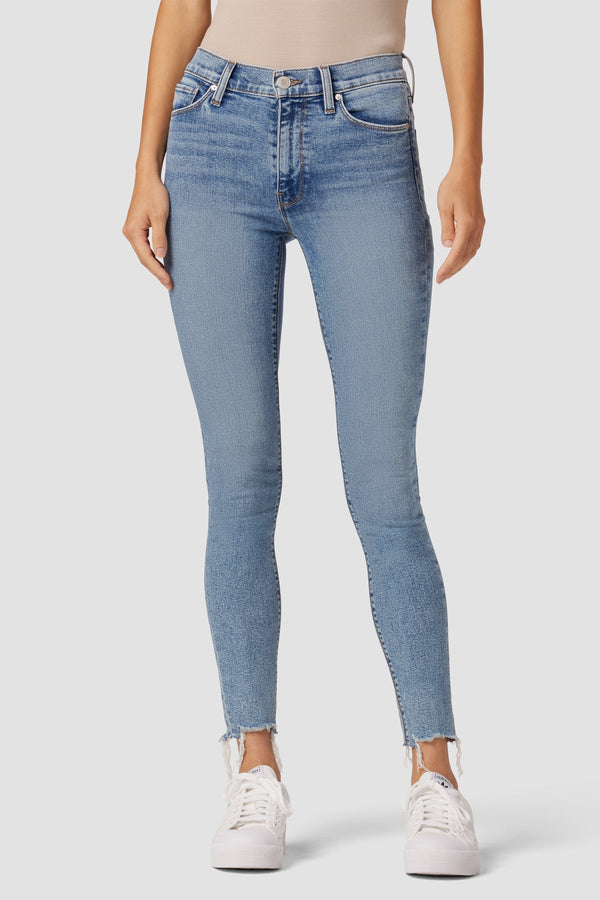 BARBARA HIGH-RISE SUPER SKINNY ANKLE JEAN - PEACE OF ME