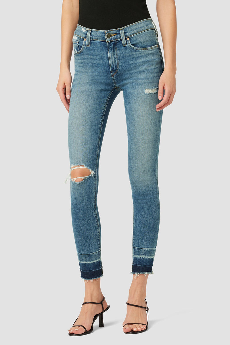 NICO MID-RISE SUPER SKINNY ANKLE JEAN - ROSES