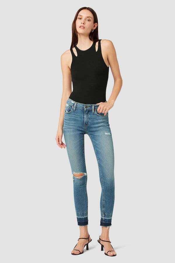 NICO MID-RISE SUPER SKINNY ANKLE JEAN - ROSES