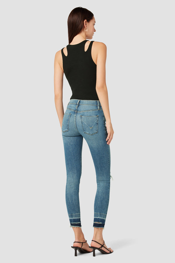 NICO MID-RISE SUPER SKINNY ANKLE JEAN - ROSES