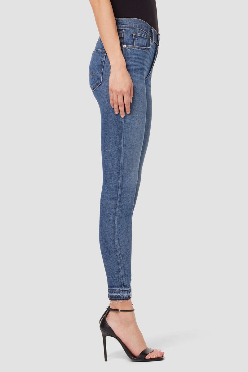 NICO MID RISE SUPER SKINNY CROP JEAN - SHORT WAVE