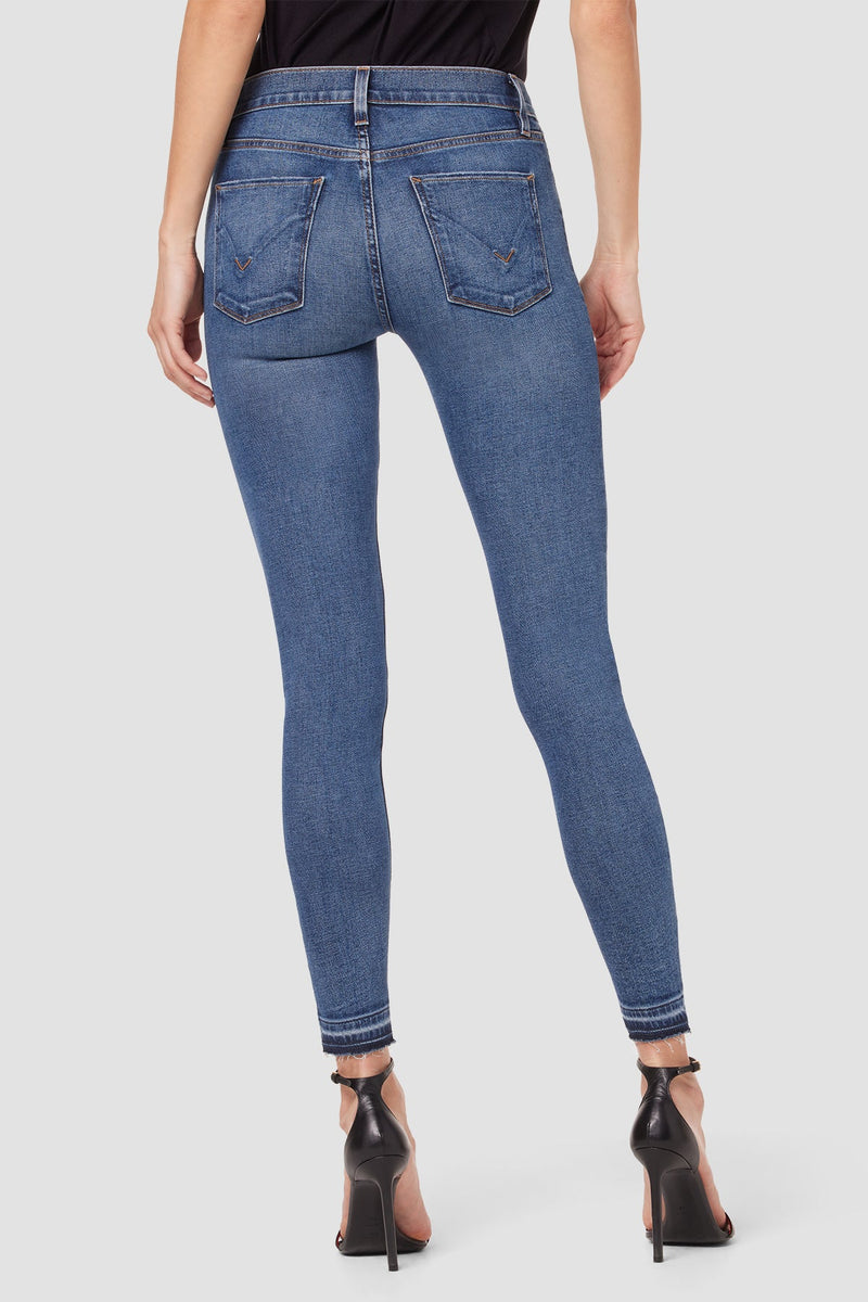 NICO MID RISE SUPER SKINNY CROP JEAN - SHORT WAVE