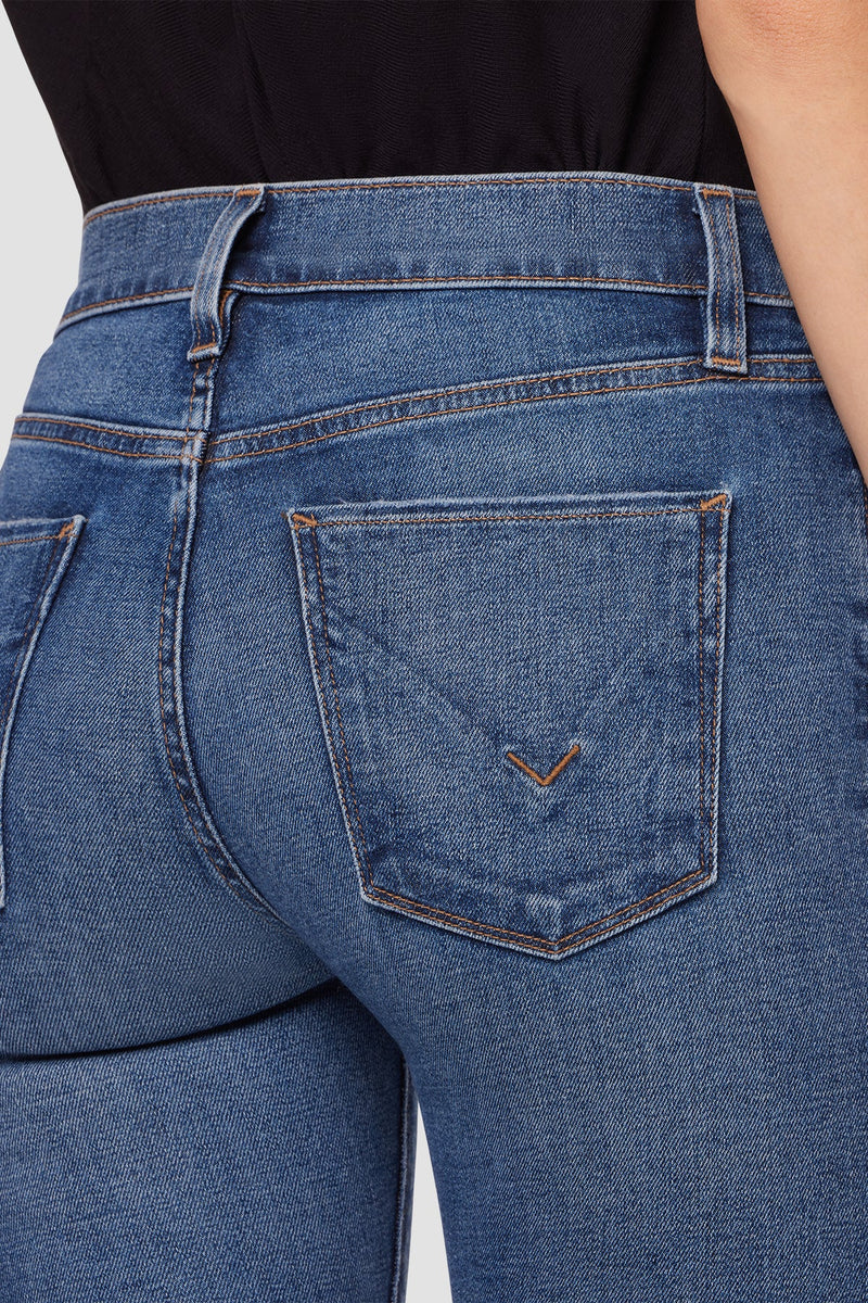 NICO MID RISE SUPER SKINNY CROP JEAN - SHORT WAVE
