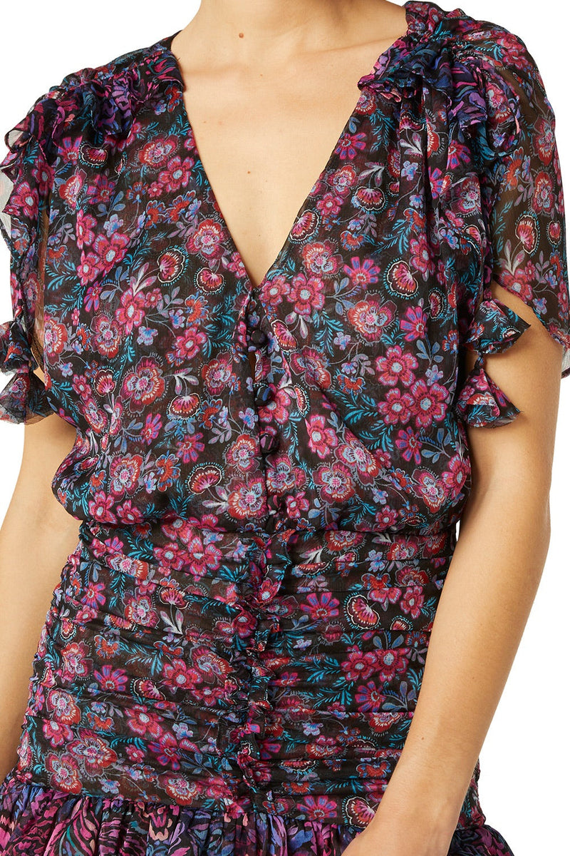ANESSA DRESS - ELECTRIC MIX
