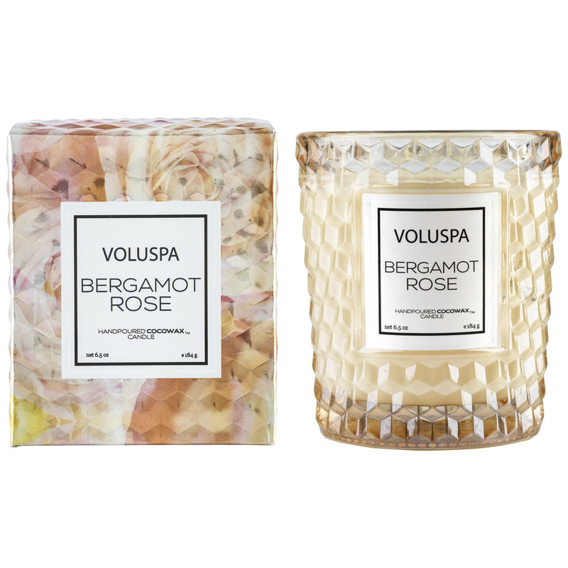 BERGAMOT ROSE 6.5oz CLASSIC CANDLE